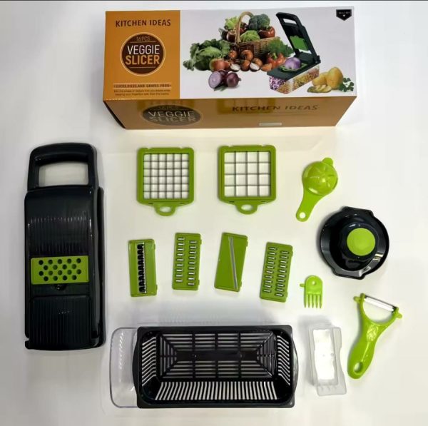 16 In1 Mandoline Slicer Veggie Food Chopper Vegetable Cutter,Kitchen Tool