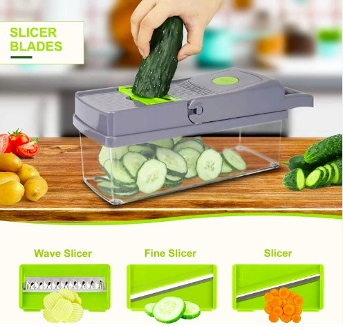 16 In1 Mandoline Slicer Veggie Food Chopper Vegetable Cutter,Kitchen Tool